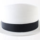Dobbs Fifth Avenue Parker Mens White Straw Fedora W/ Black Band MULTIPLE SIZES