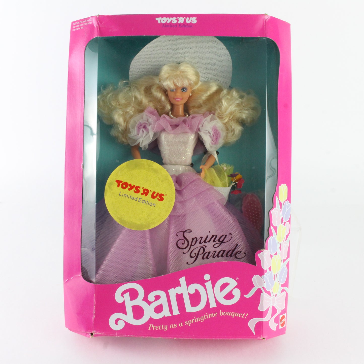 Spring Parade Barbie Blonde W/ Lavendar Gown Mattel 7008