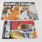 Lot Of 6 GI Joe Cobra 3.75��� File Card Backs Viper, Gnawgahyde, Undertow