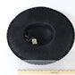 Sonni Of California Ladies Black And White Polka Dot Hat W/ Bow 6 5/8 53cm