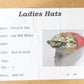 Joe Bill Miller Ladies Red Wool Felt Fascinator W/ Gold Bow 6 3/8 51cm