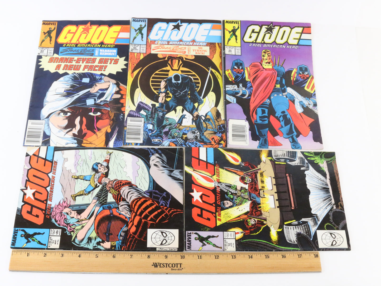 Lot Of 26 GI Joe ARAH Marvel Comics Vintage some Key Issues, Nice Conditions