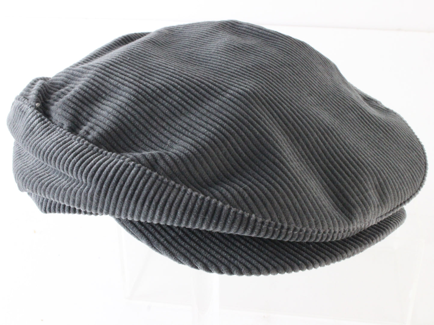 Jordache Mens Classic Gray Corduroy Ivy Cap Newsboy Hat MULTIPLE SIZES