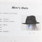 Stetson the Sovereign Mens Black Felt Fedora W/ Black Feather MULTIPLE SIZES