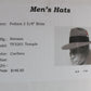Stetson the Sovereign Mens Caribou Gray Felt Fedora W/ Beaver Pin 6 3/4 54cm