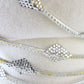 George Zamaul Ladies Elegant White Felt Hat W/ Sylish Design 7 1/4 58cm