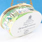 Halcyon Days Vauxhall Pleasure Gardens Oval Enamel Trinket Box 11/236