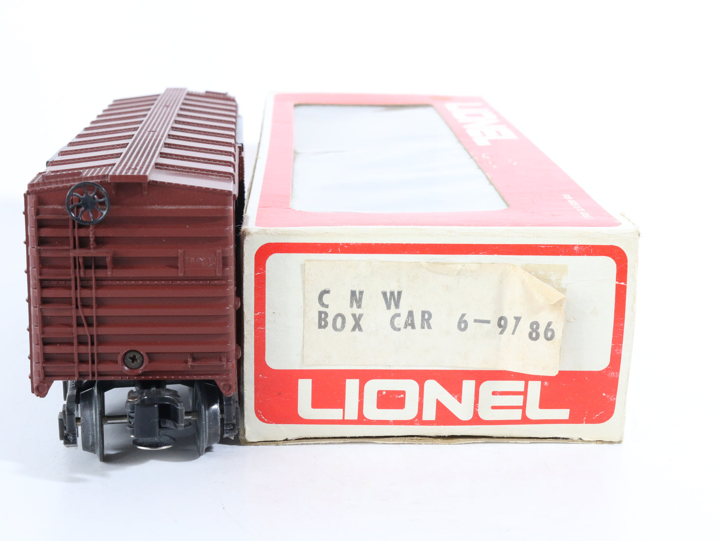 Lionel O 6-9786 Chicago North Western CNW Brown Single Door Boxcar