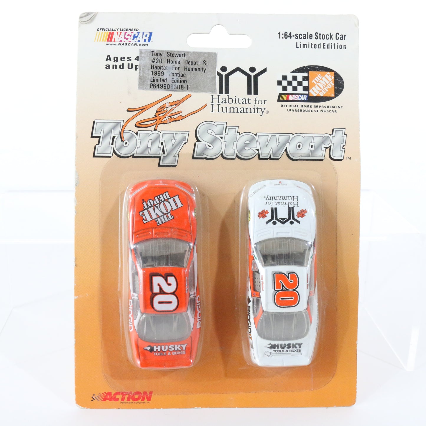 Tony Stewart #20 Home Depot Habitat For Humanity Nascar Action 1:64 Pontiac