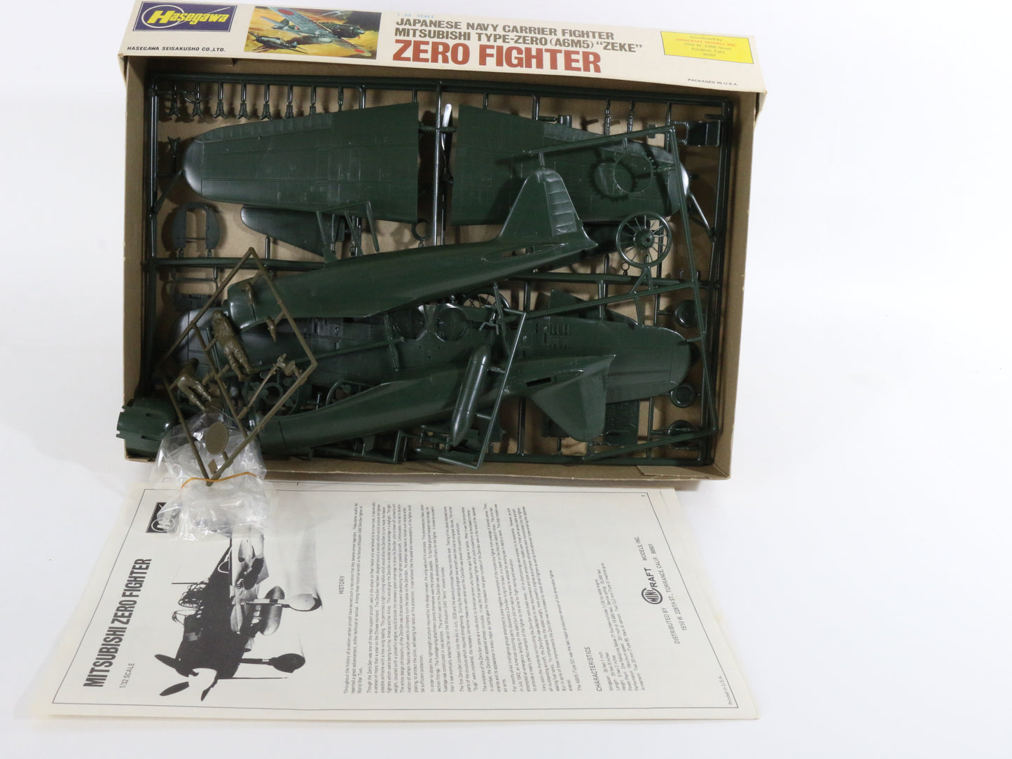 Mitsubishi Type Zero Zeke A6m5 Navy Carrier Plane Hasegawa 1:32 Js-070:450