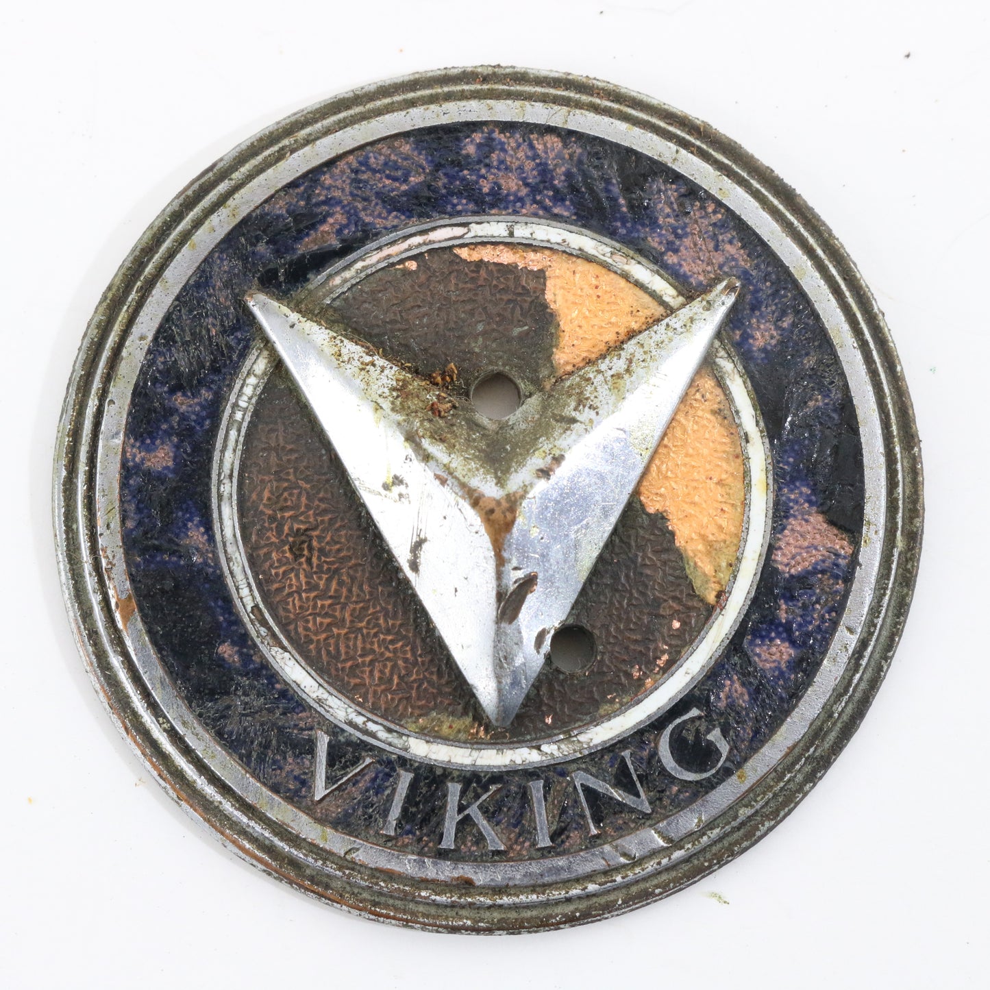 Viking Motor Company GM Automobile Emblem Badge Radiator 2.5��� RARE Original