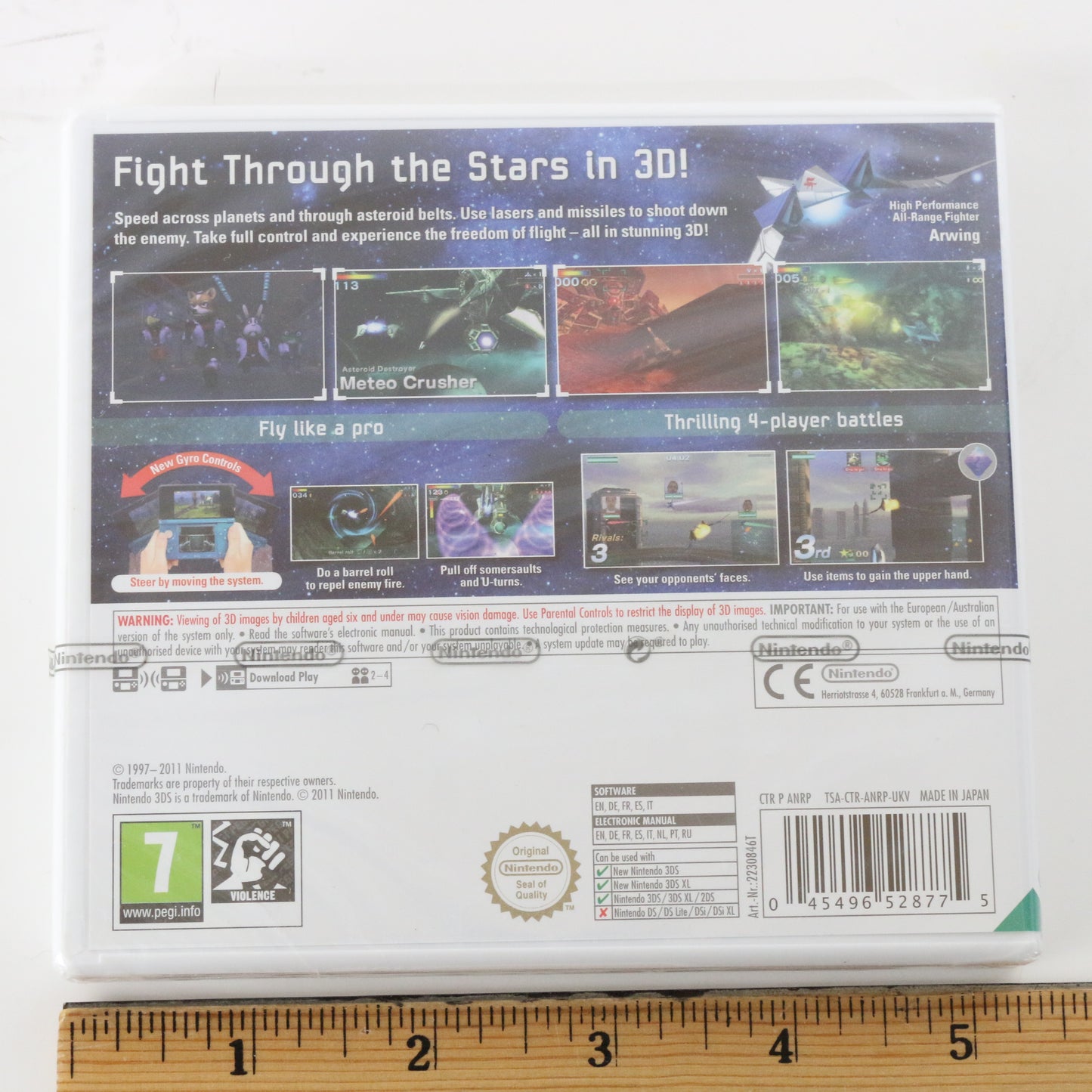 Star Fox 64 3d Nintendo Selects 3DS Video Game Cartridge SEALED 2011