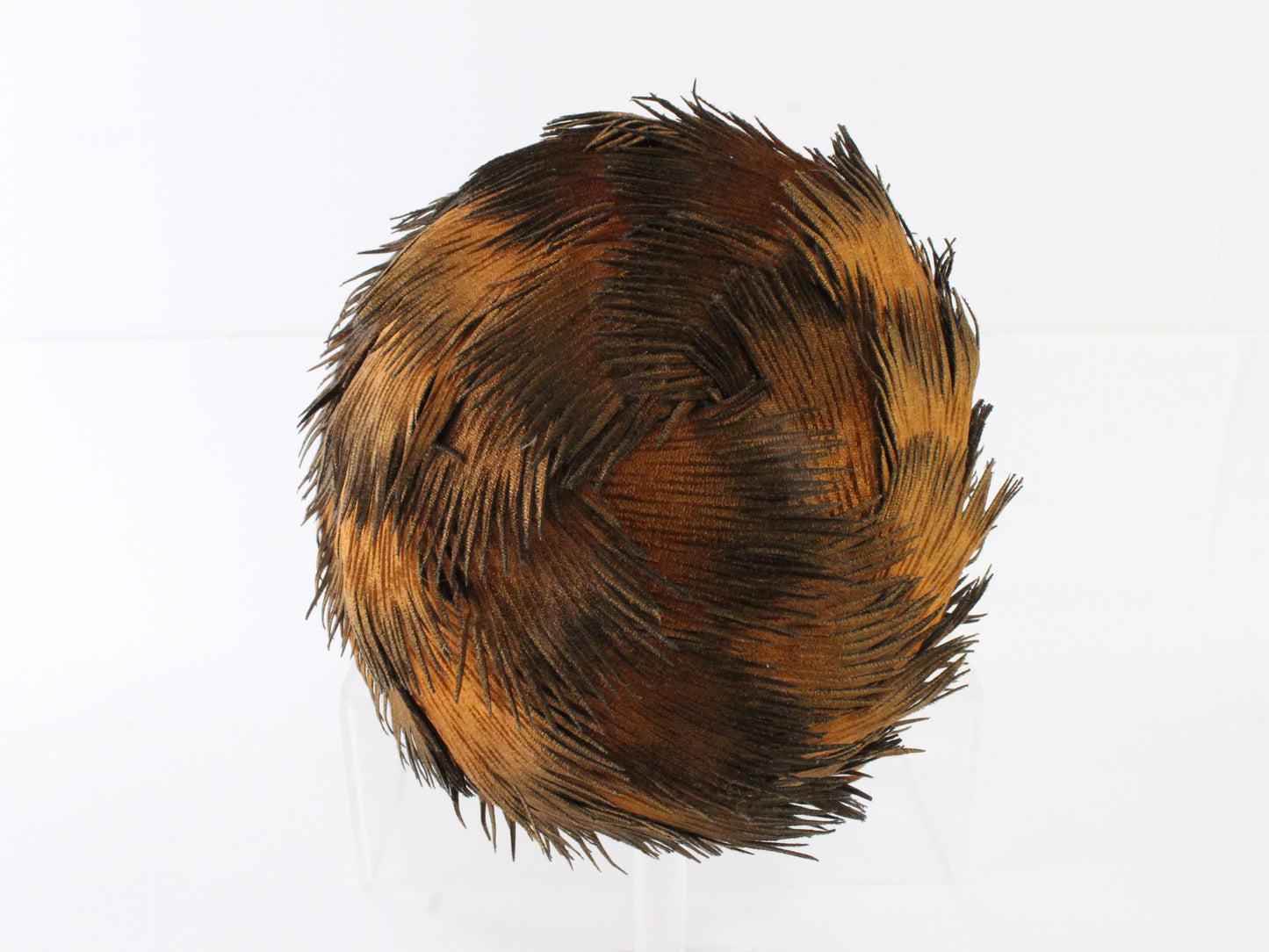 Bailey Tomlin Furry Cloche Orange Ladies Boutique Hat 7 56cm