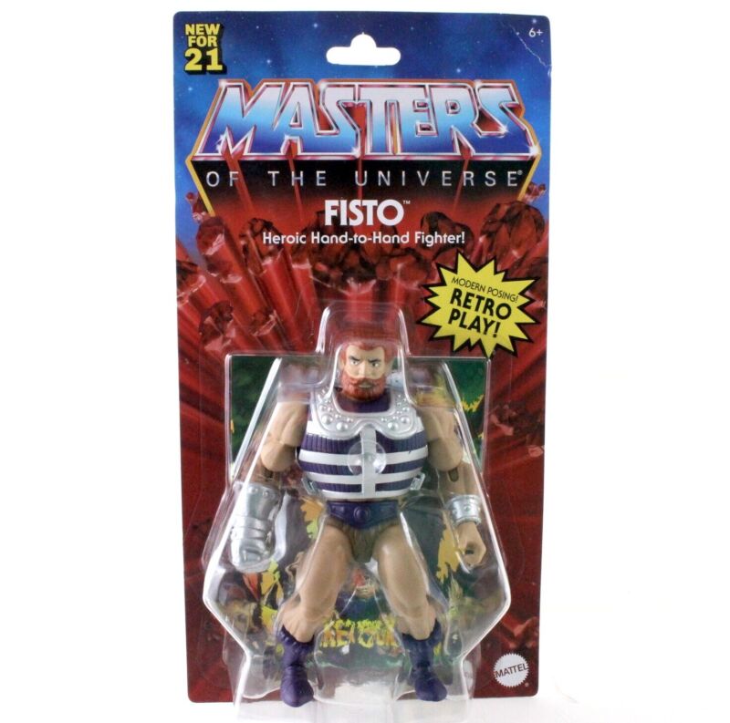 Fisto Heroic Hand To Hand Fighter MOTU Masters Of The Universe Mattel 2021 Retro