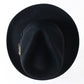 Stetson The Sovereign Mens Black Felt Fedora W/ Brown Feather MULTIPLE SIZES