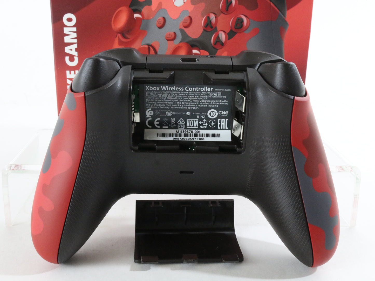 Daystrike Camo Red XBOX One Wireless Controller Microsoft 1914