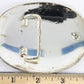 Silver Gold & Brown Acorn Leaf Metal Belt Buckle 4"