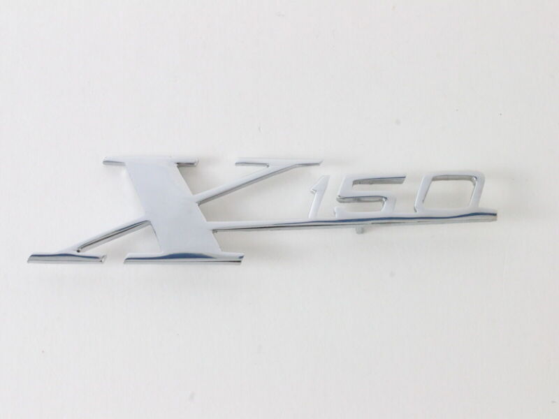 Badge legshield -LAMBRETTA X 150 - SX 150 3.75" Metal Emblem Badge