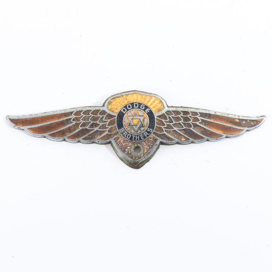 Dodge Brothers Wings Antique Metal Car Emblem Badge 5.5��� Original