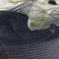 Chapeau Creations Ladies Boutique Black Straw Like Hat W/ Flowers 6 3/4 54cm