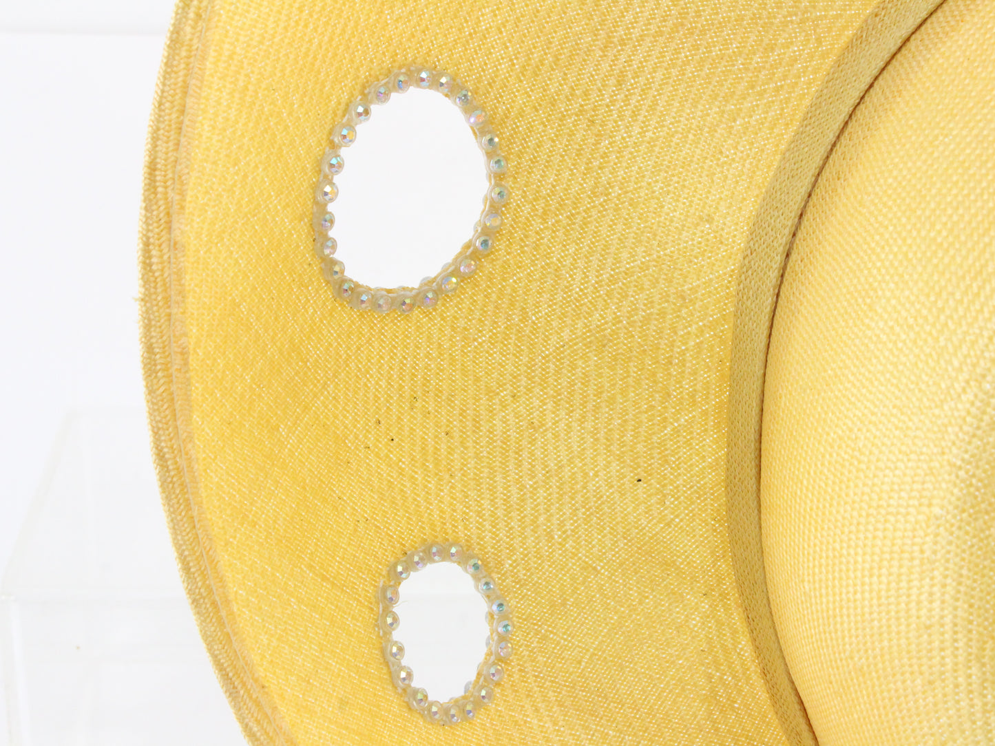 Jack Mcconnell New York Yellow Ladies Spring Boutique Sun Hat 7 1/4 58cm