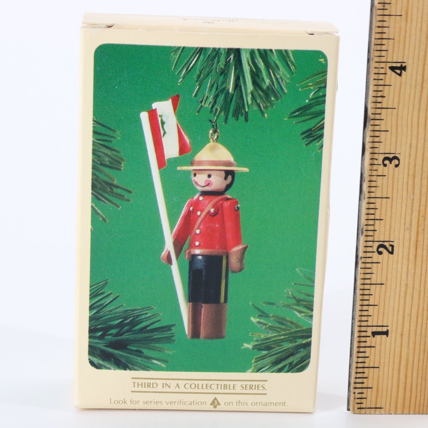 Hallmark Clothespin Soldier 3rd Series Christmas XMAS Tree Ornament 1984