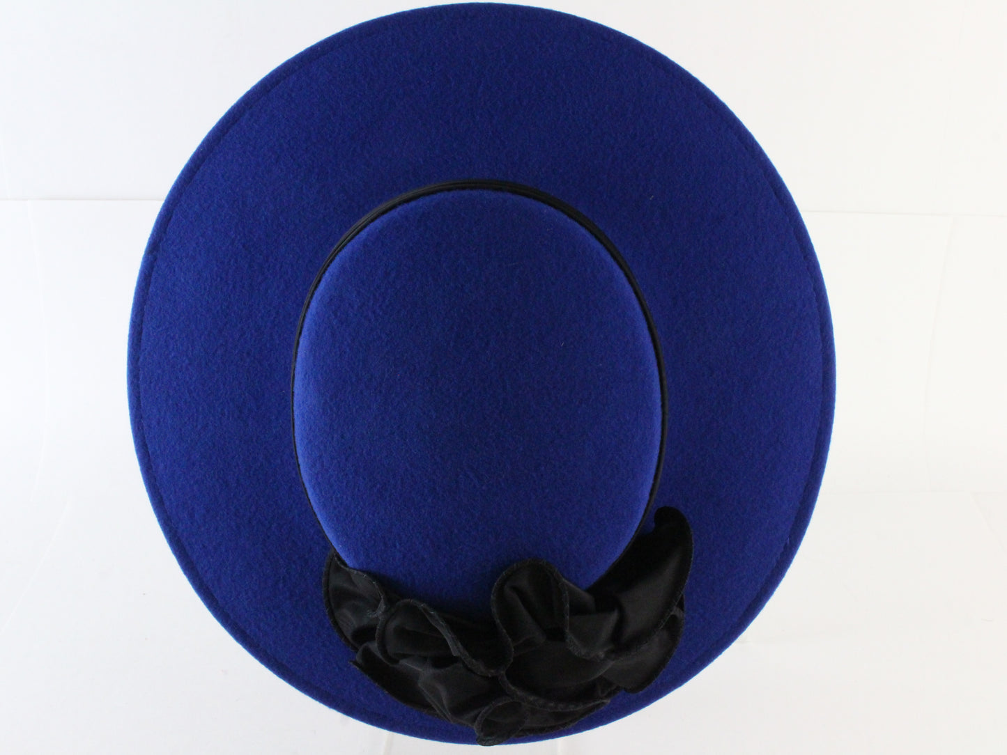 Sonni of California Ladies Boutique Royal Blue Wool Felt Hat 6 7/8 55cm