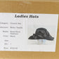 Bailey Tomlin London Ladies Black Fur Felt Hat W/ Braid Bow 6 7/8 55cm