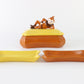 Vintage Brown And Yellow Pixie Elf Ceramic Jewelry Box With Trays 5 In