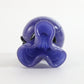 JAG Just Another Gallery Glass Money Bag Purple & Black #4 1.5"