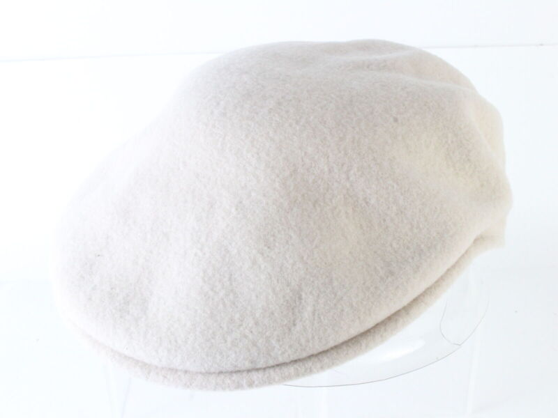 Kangol Mens Cream Wool Felt Ivy Cap 100% NEW WOOL Newsboy MULTIPLE SIZES