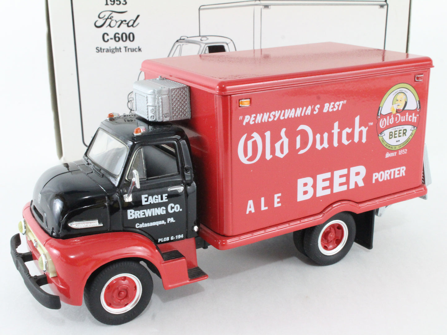 1953 Ford C600 Straight Truck Old Dutch First Gear 1:34 Model 19-1470