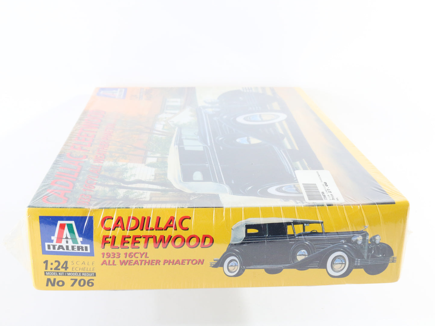 1933 Cadillac Fleetwood 16 Cylinder Phaeton Italeri 1:24 SEALED Model Kit 706