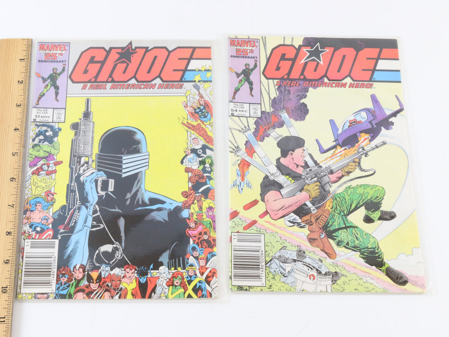 Lot Of 26 GI Joe ARAH Marvel Comics Vintage some Key Issues, Nice Conditions