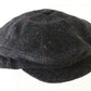 Borsalino Mens Charcoal Mix Felt Ivy Cap Newsboy Style 6 7/8 55cm