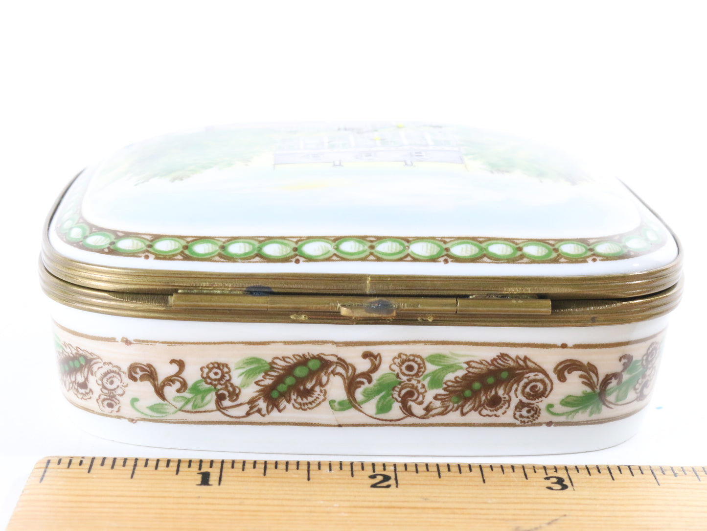 De Paris National Trust Collection Shadows On The Teche Porcelain Lemoges Box