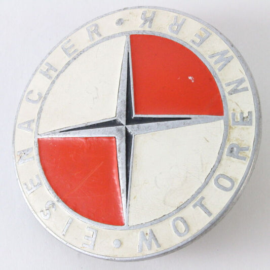 Eisenacher Motorenwerk 2.5" Metal Emblem Badge DDR Wartburg Automobiel