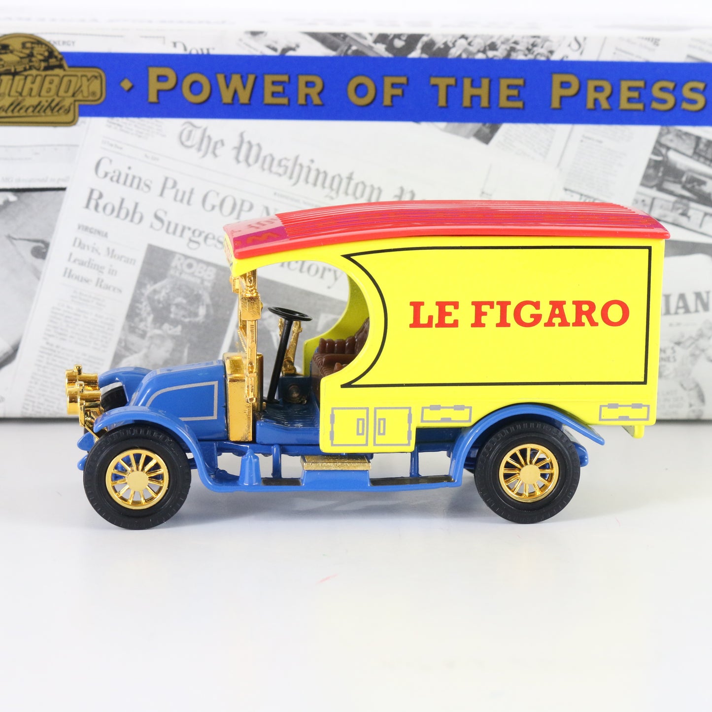 1910 Renault Ag Le Figaro News Truck Power Of The Press Matchbox 1:43 Ypp01