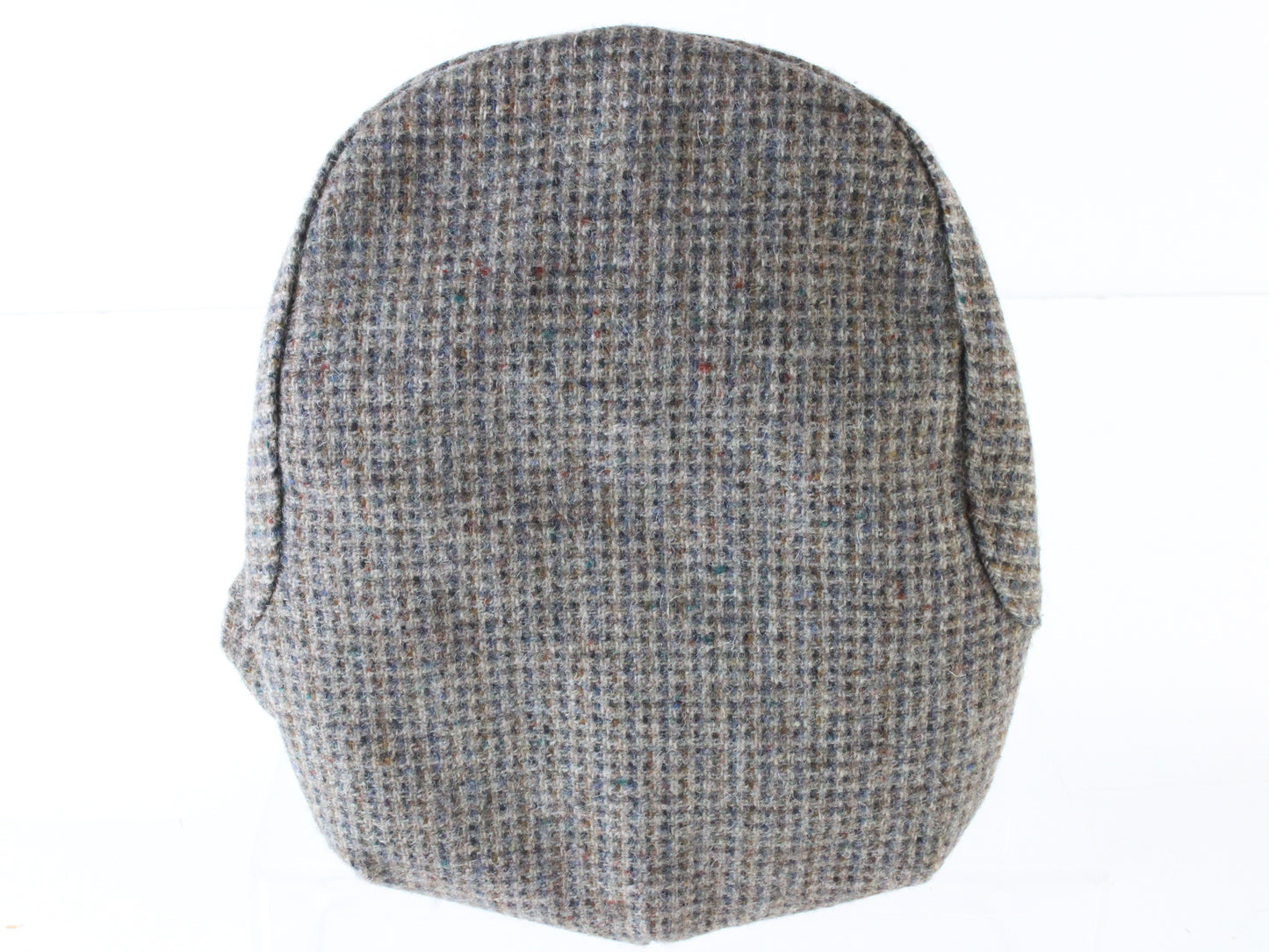 Borsalino Italia Mens Brown Checkered Wool Tweed Scally Cap Ivy Cap S