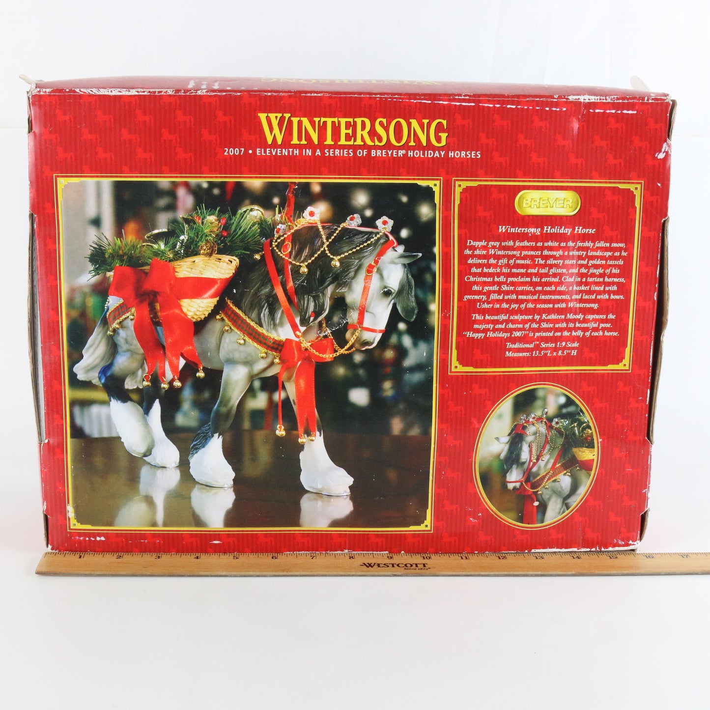 Winter Song Othello Holiday Horse Breyer Traditional Model 2007