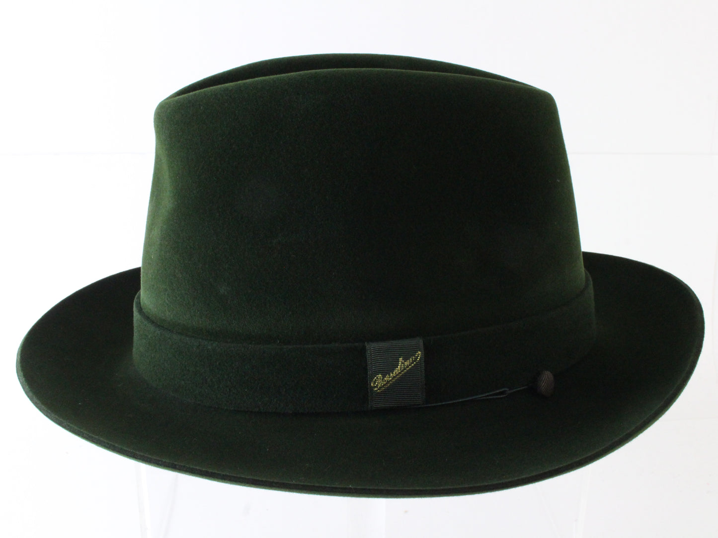 Borsalino Alessandria Mens Forest Green Felt Fedora MULTIPLE SIZES