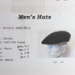 Brooks Mens Black Wool Felt Devon Hat Newsboy Sport Cap MULTIPLE SIZES