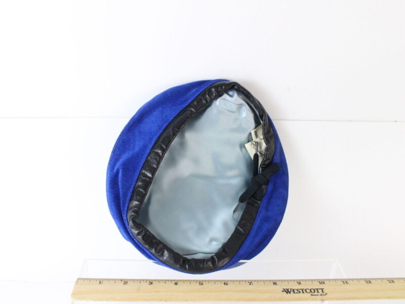 Winfield Cover Co Ladies Royal Blue Swede Beret Size: L