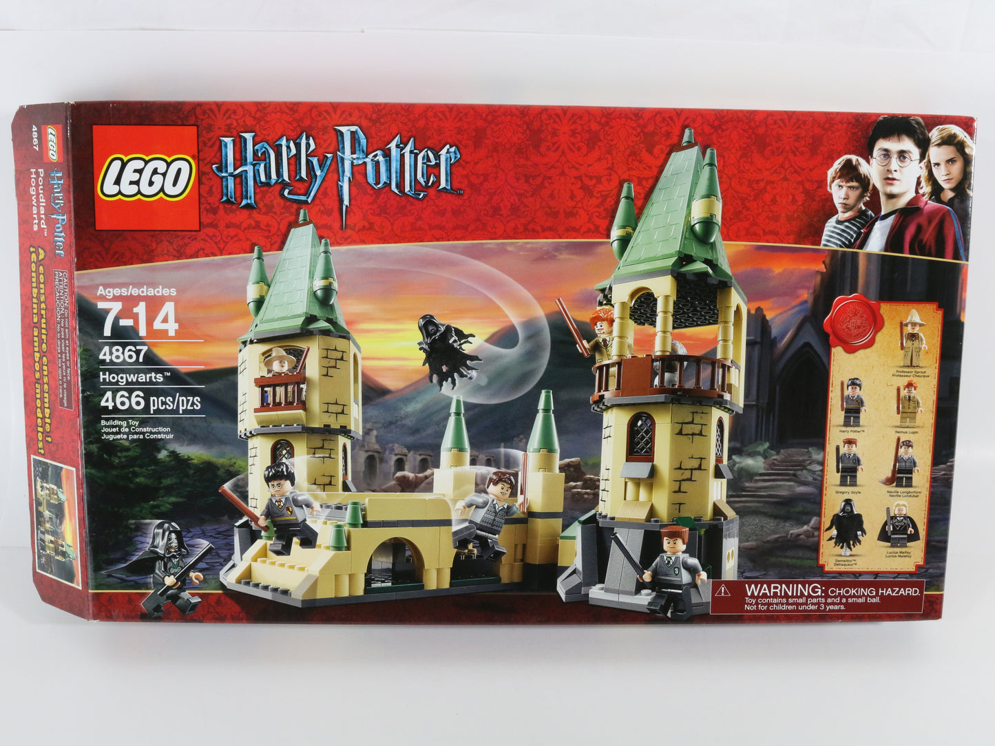 Lego Harry Potter Hogwarts School Of Wizardry Built Set 4867 + Box Instructions