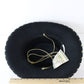 Fiesta Hat Waterproof Black Wool Felt Cowboy Cowgirl Hat Gold Band MULTIPLE SIZE