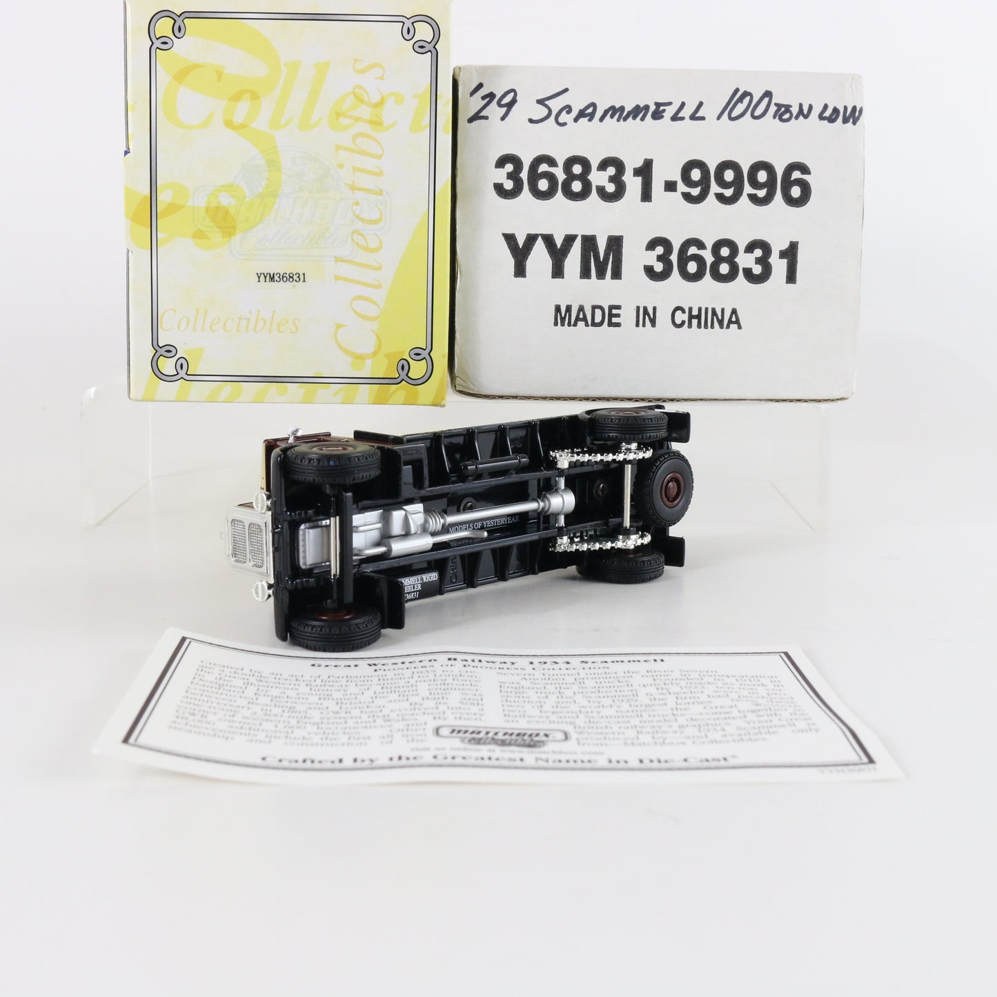 1934 Scammell Great Western Pioneers Of Progress Matchbox 1:43 YYM36831