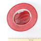 Vintage Biltmore Mens Red Straw Fedora W/ White Band S SMALL