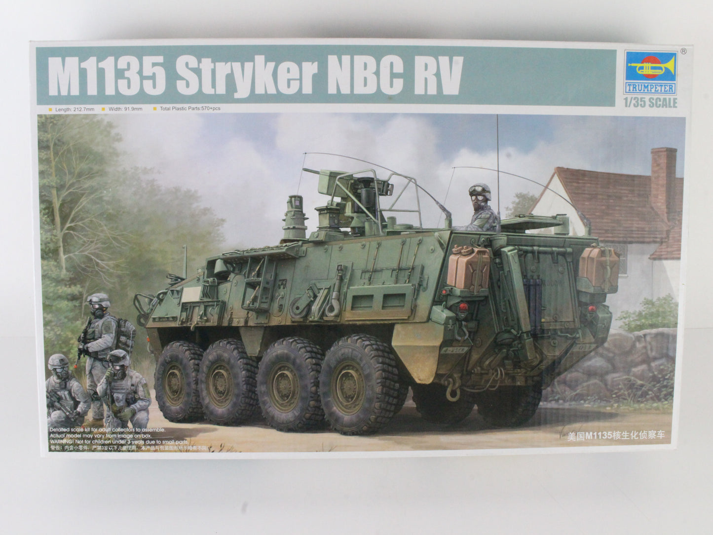 M1135 Stryker NBC RV 1:35 Trumpeter Model Kit 01560