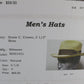 Biltmore Excello Mens Natural Straw C Crown Hat W/ Pin MULTIPLE SIZES
