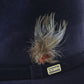 Dobbs Mens Classic Navy Blue Felt Fedora W/ Feather and Pin 7 56cm